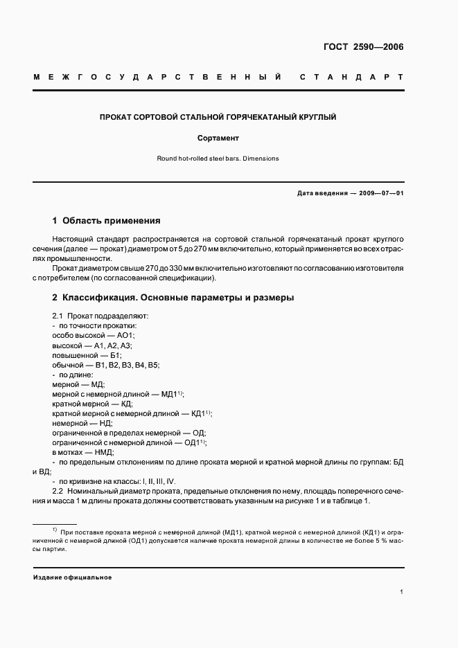 Страница 3 ГОСТ 2590-2006