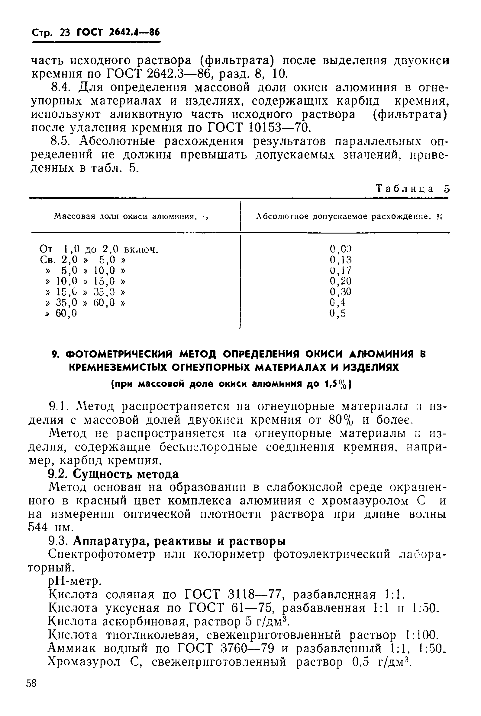 Страница 23 ГОСТ 2642.4-86