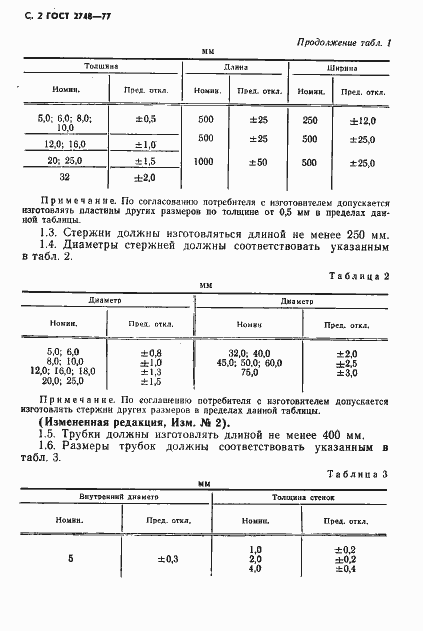 Страница 3 ГОСТ 2748-77