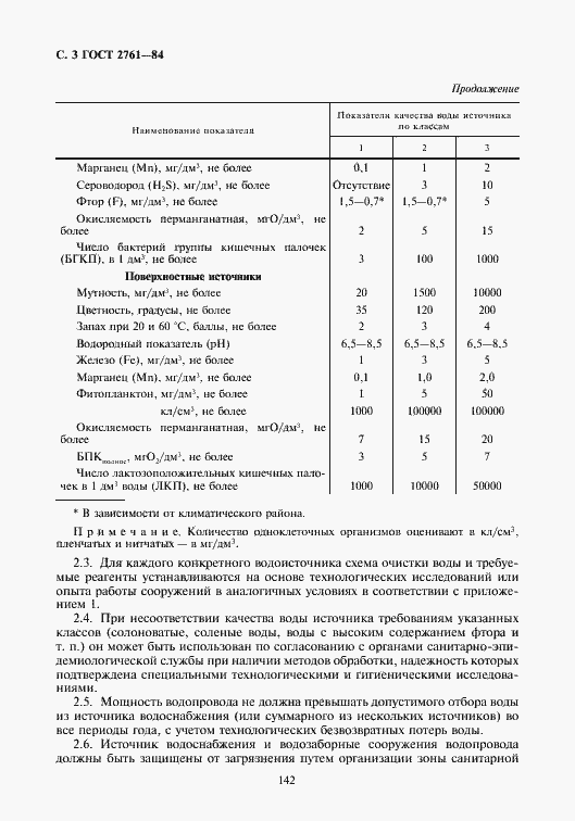 Страница 4 ГОСТ 2761-84