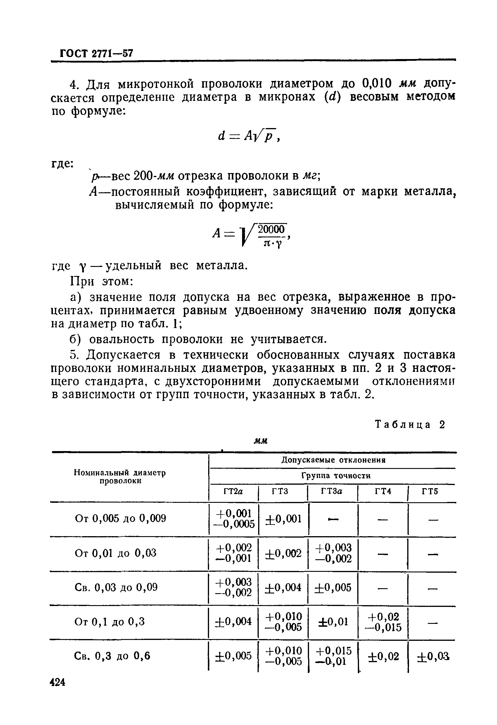 Страница 9 ГОСТ 2771-57