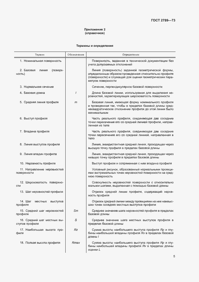 Страница 6 ГОСТ 2789-73