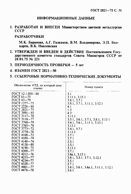 Страница 32 ГОСТ 2821-75
