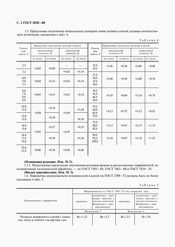 Страница 5 ГОСТ 2838-80
