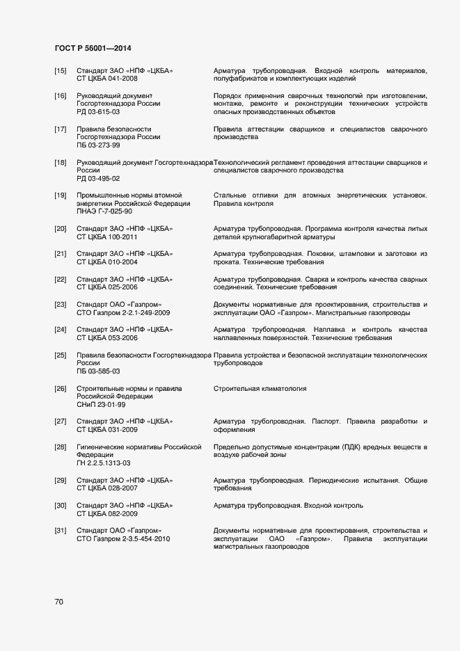 Страница 73 ГОСТ Р 56001-2014