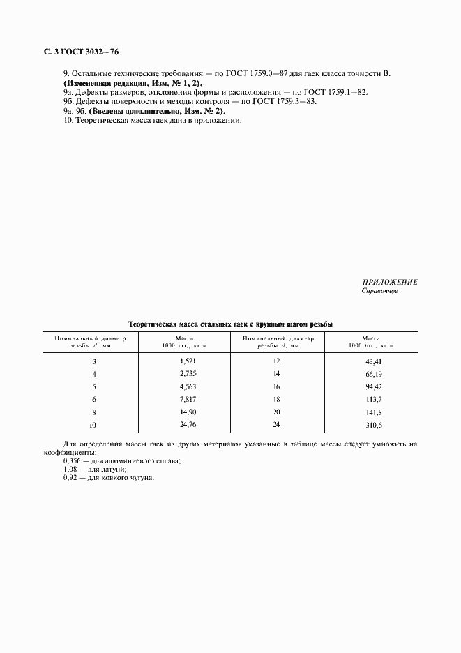 Страница 4 ГОСТ 3032-76