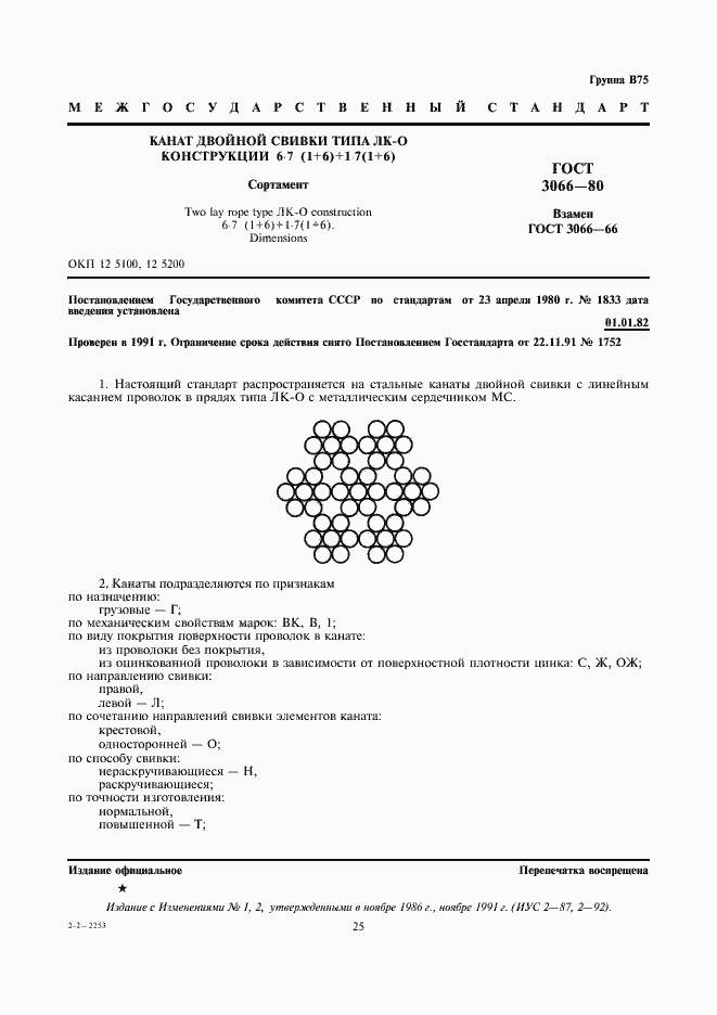 Страница 1 ГОСТ 3066-80