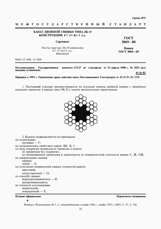 Страница 1 ГОСТ 3069-80