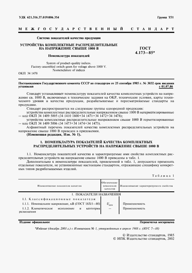 Страница 2 ГОСТ 4.173-85