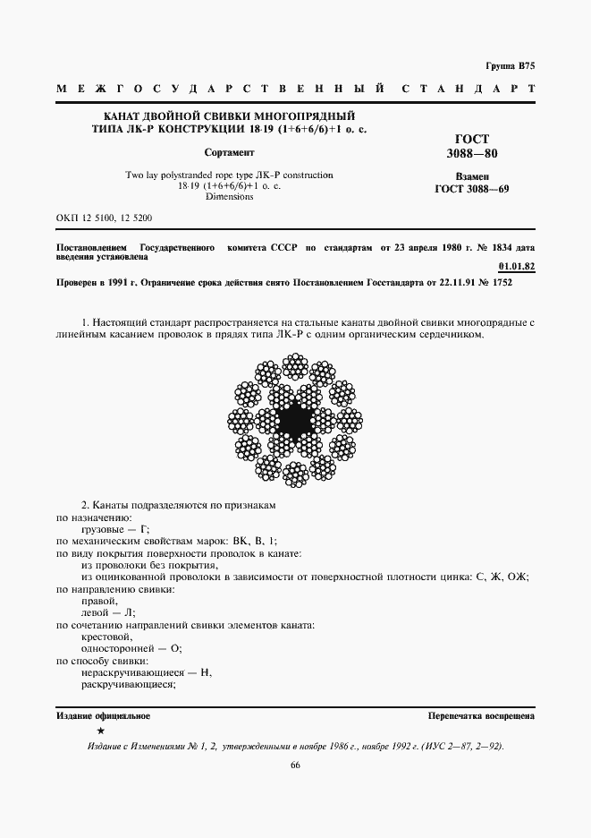 Страница 1 ГОСТ 3088-80
