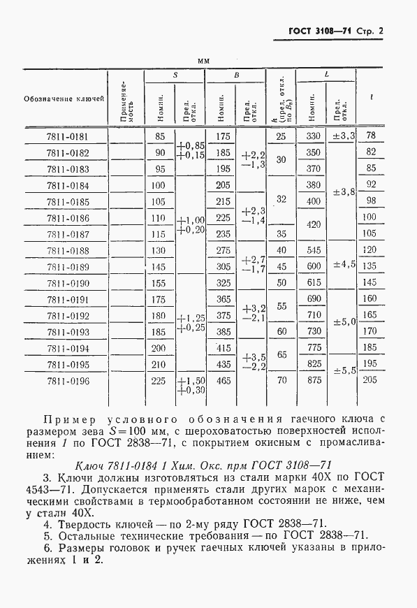 Страница 2 ГОСТ 3108-71