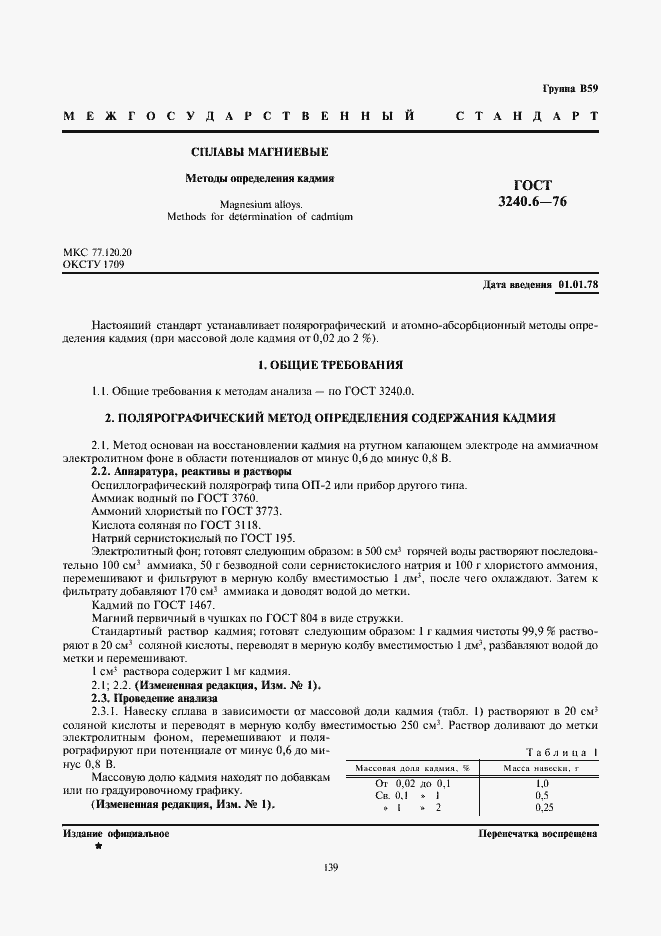 Страница 1 ГОСТ 3240.6-76