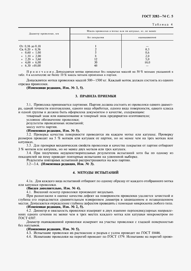 Страница 6 ГОСТ 3282-74