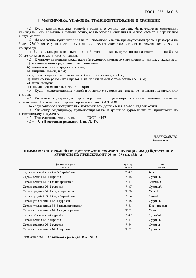 Страница 6 ГОСТ 3357-72