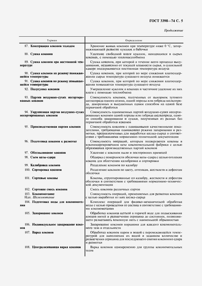 Страница 6 ГОСТ 3398-74