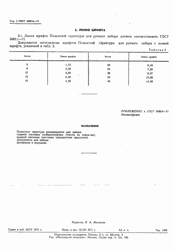 Страница 4 ГОСТ 3489.6-71