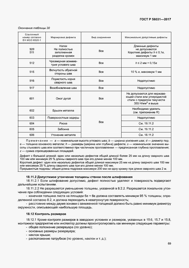 Страница 72 ГОСТ Р 58031-2017