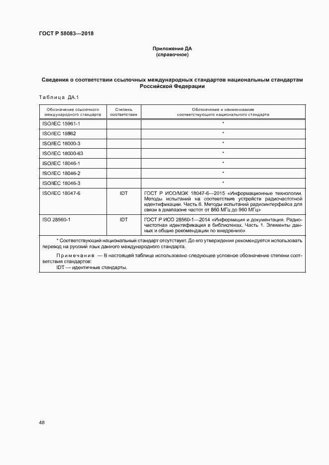 Страница 53 ГОСТ Р 58083-2018