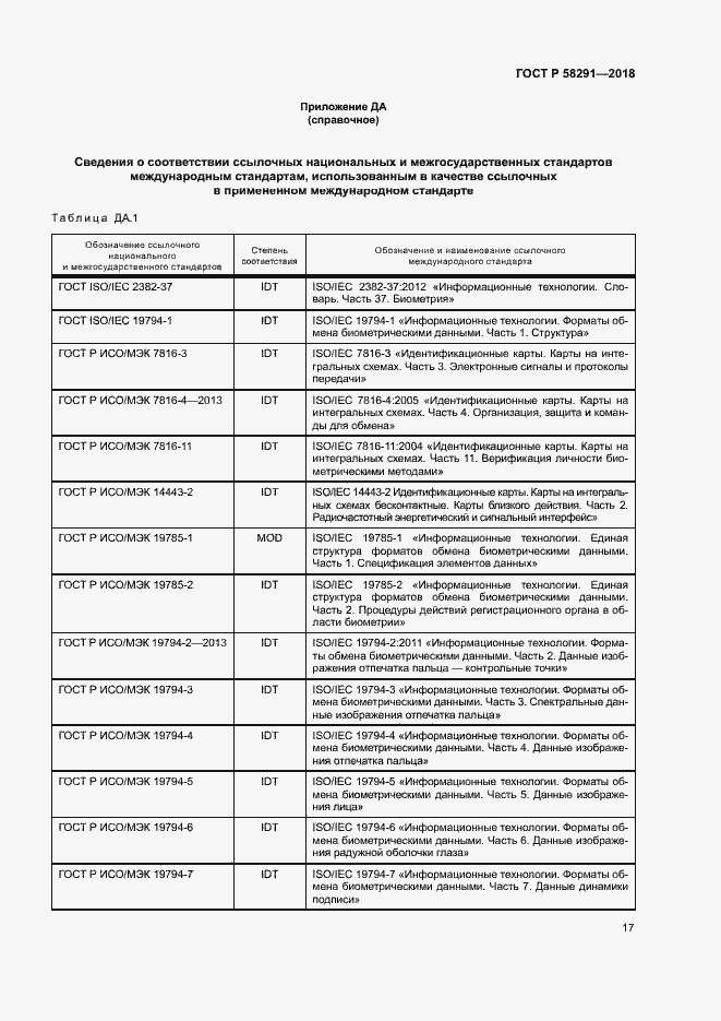 Страница 22 ГОСТ Р 58291-2018