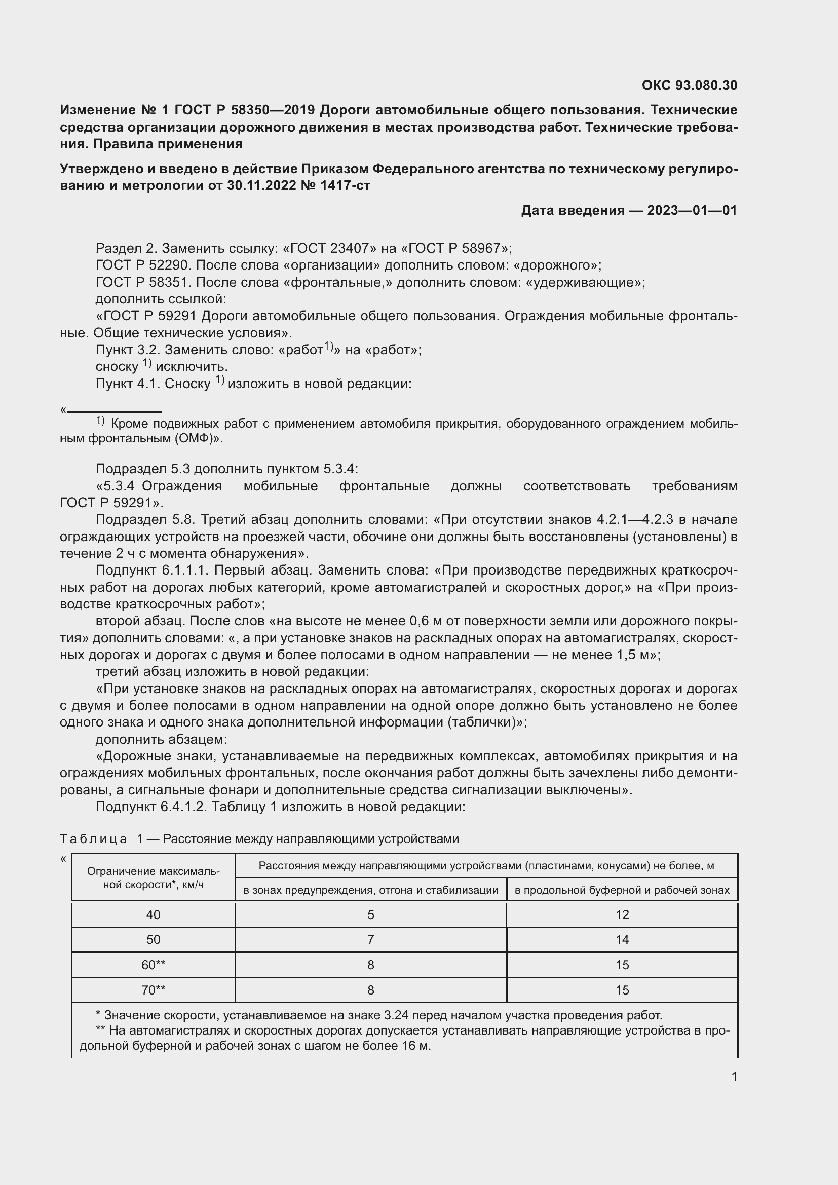 Приложение №1