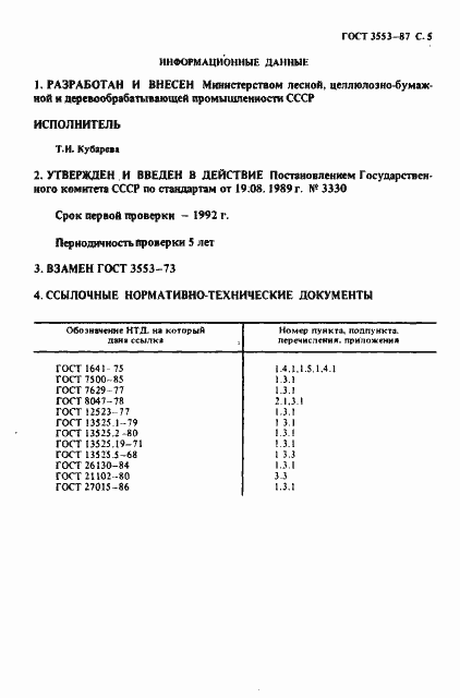 Страница 6 ГОСТ 3553-87