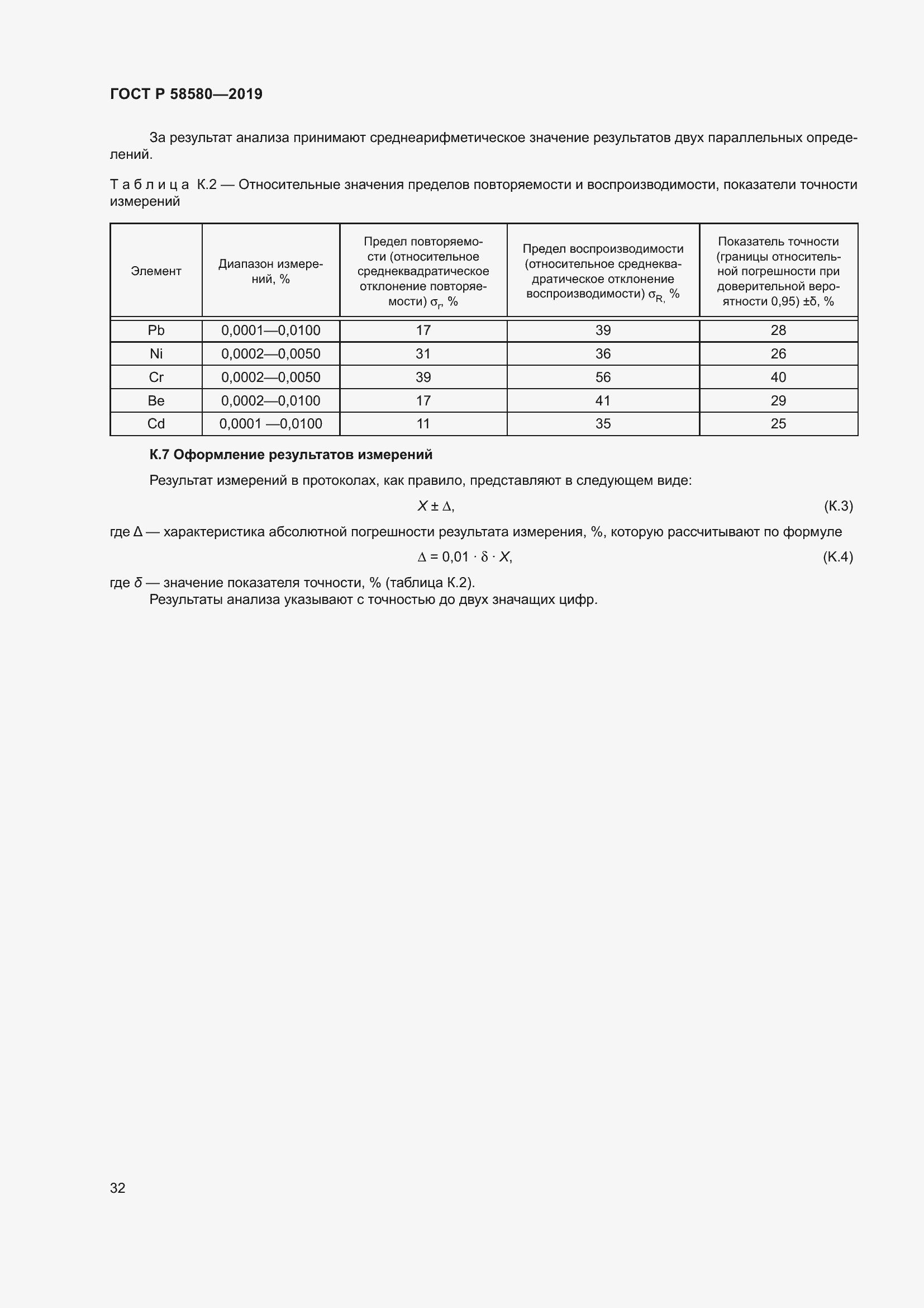 Страница 36 ГОСТ Р 58580-2019