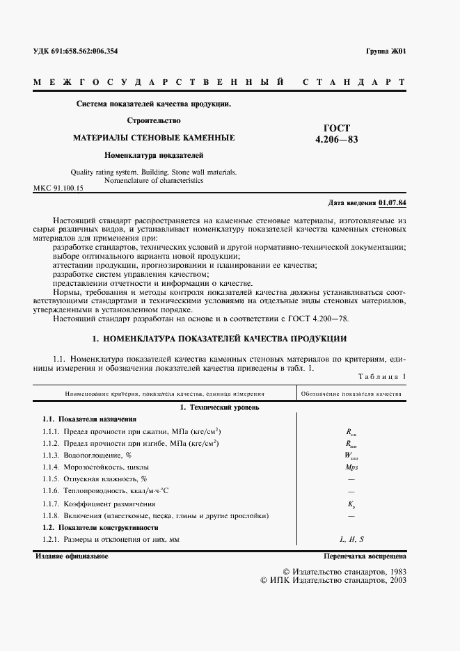 Страница 2 ГОСТ 4.206-83