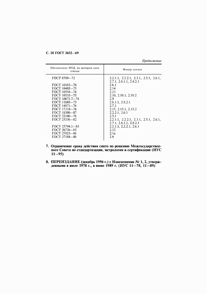 Страница 21 ГОСТ 3652-69
