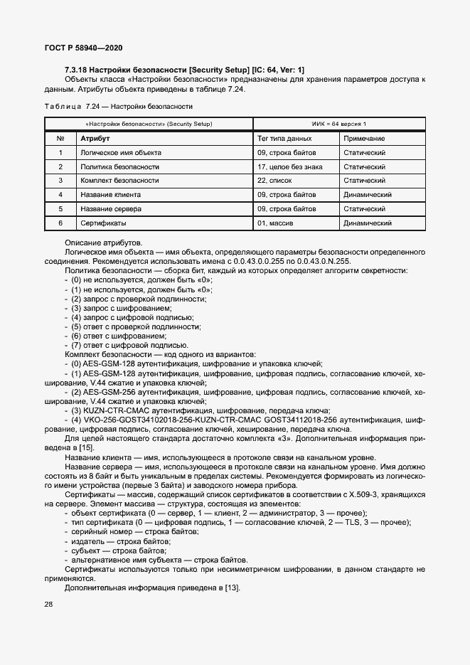 Страница 32 ГОСТ Р 58940-2020