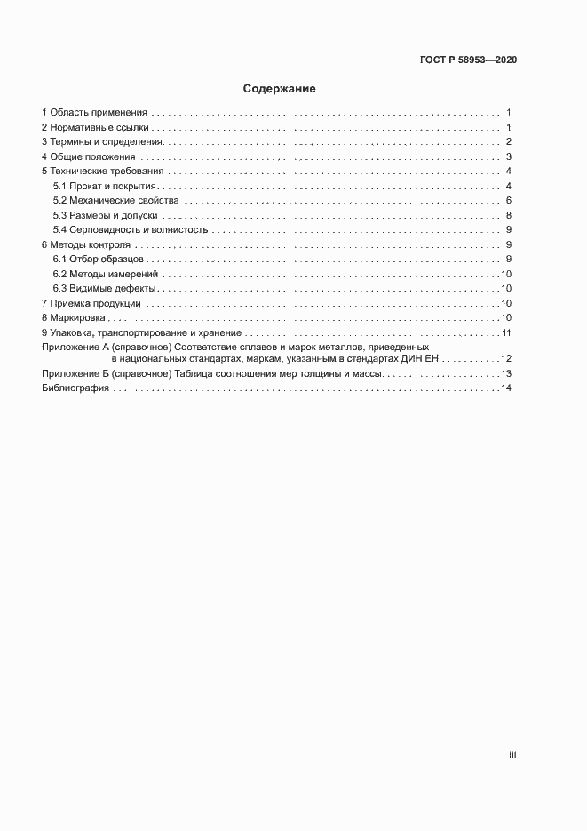 Страница 3 ГОСТ Р 58953-2020