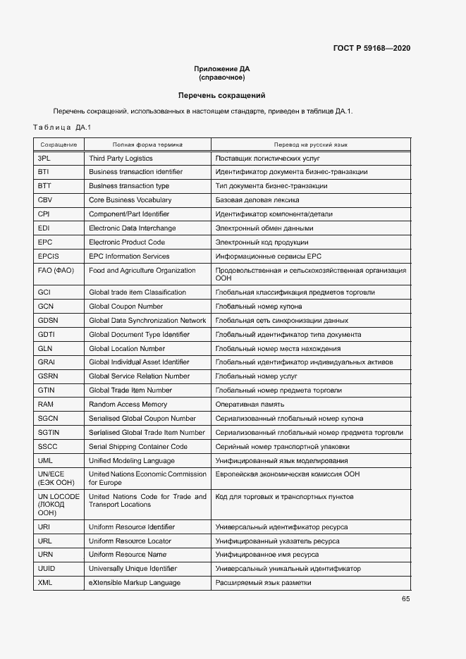 Страница 70 ГОСТ Р 59168-2020