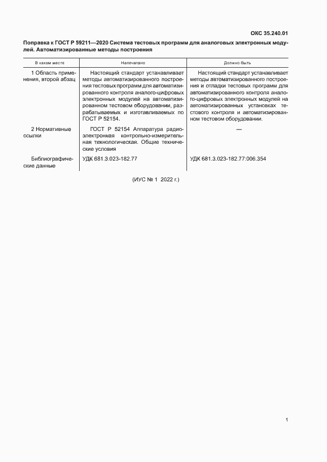 Приложение №1