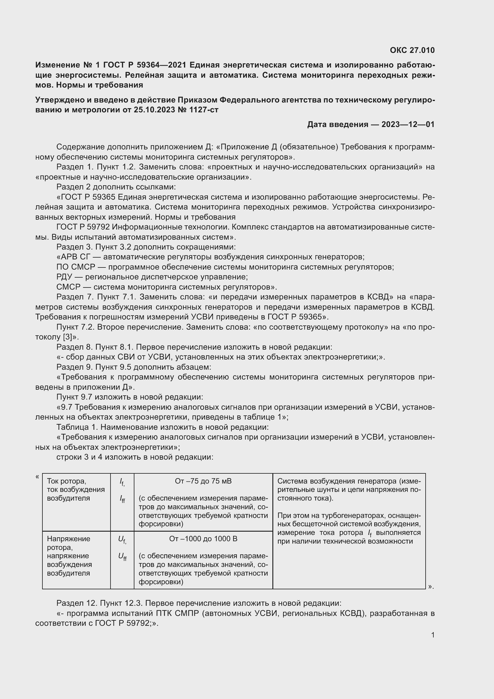 Приложение №1