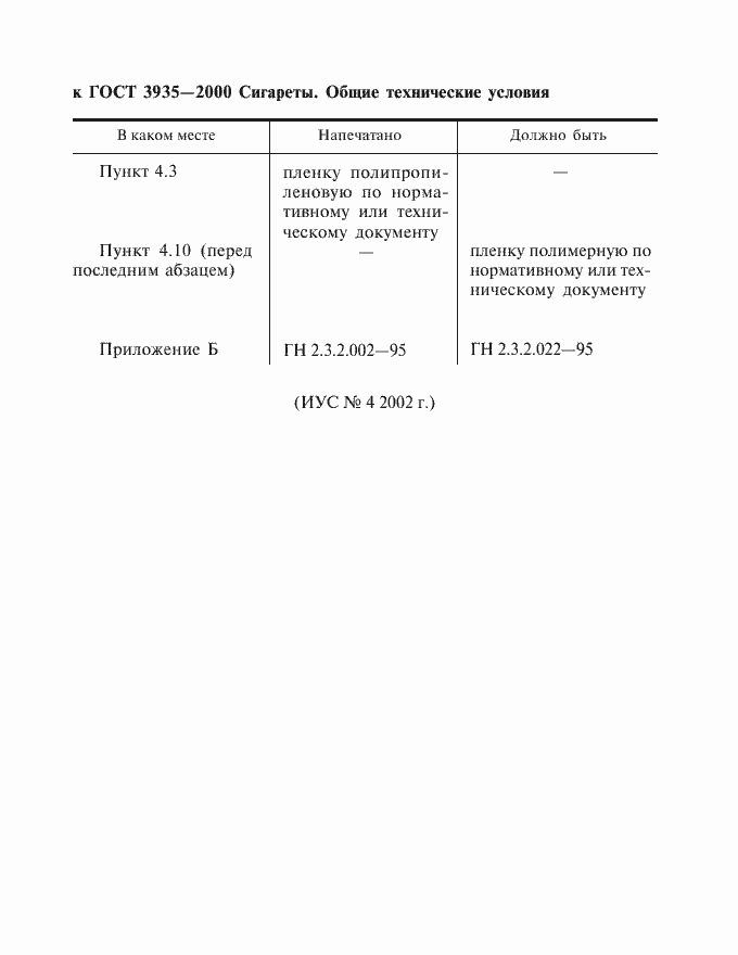 Страница 4 ГОСТ 3935-2000