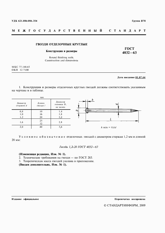 Страница 2 ГОСТ 4032-63