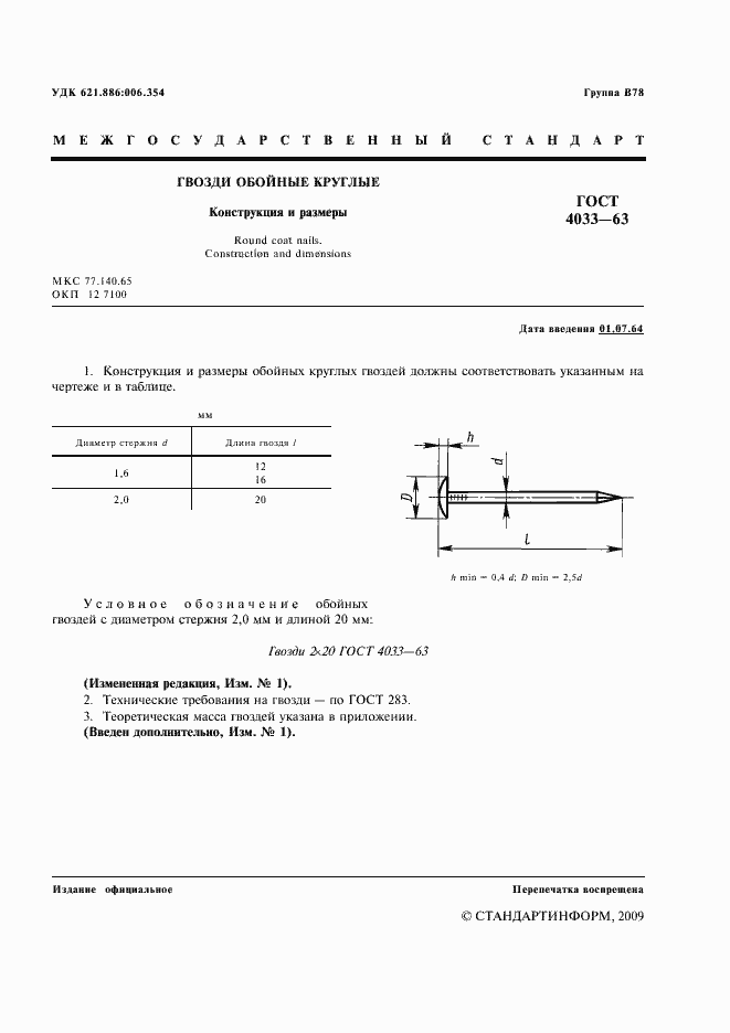 Страница 2 ГОСТ 4033-63