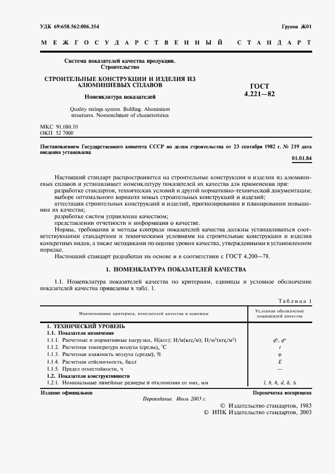 Страница 2 ГОСТ 4.221-82