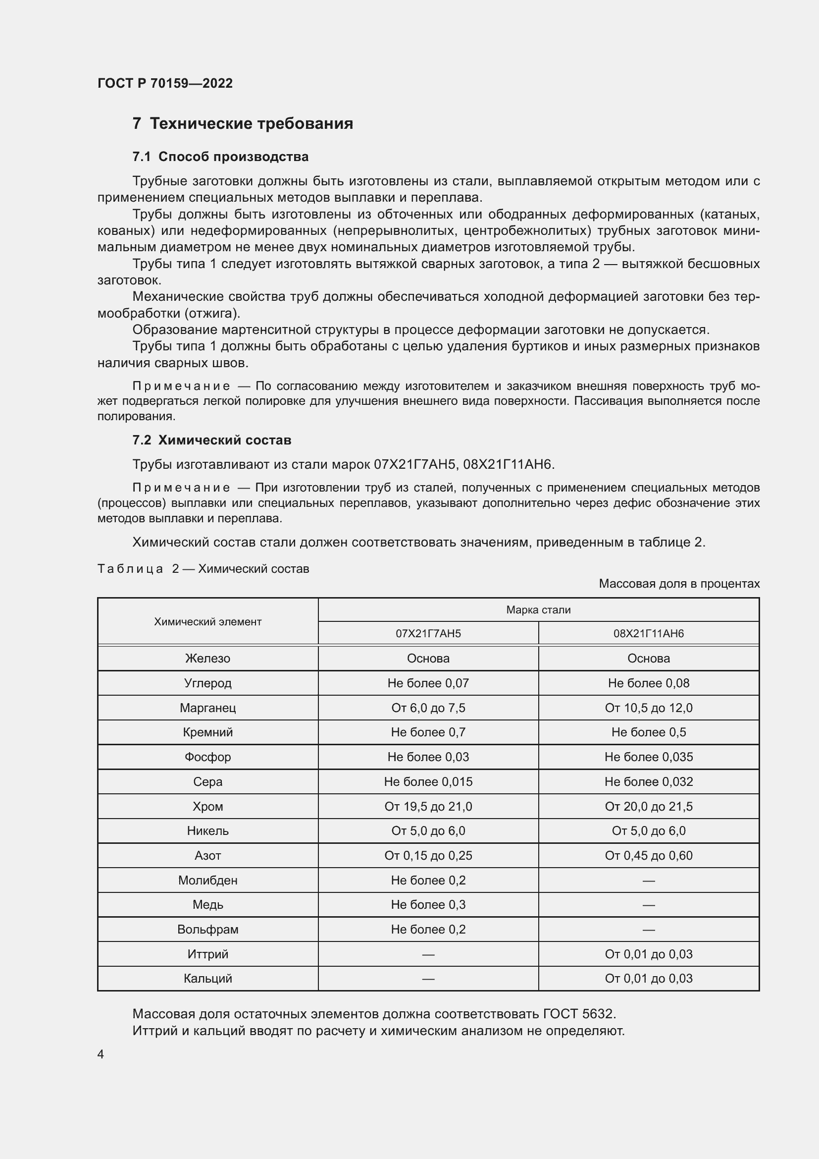 Страница 8 ГОСТ Р 70159-2022