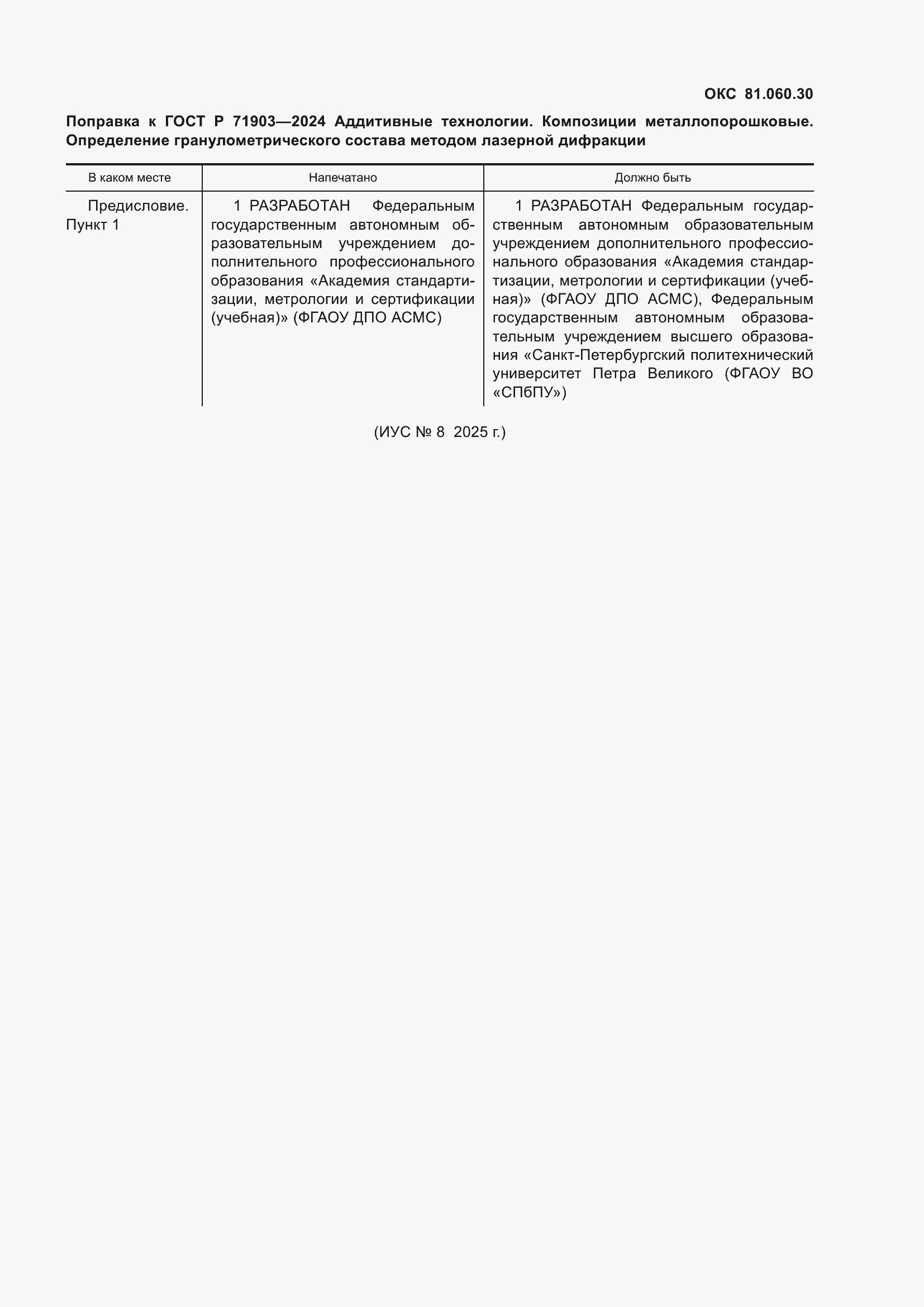 Приложение №1