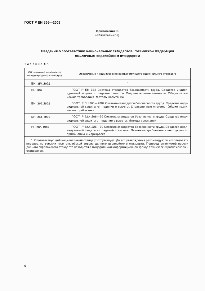 Страница 8 ГОСТ Р ЕН 355-2008