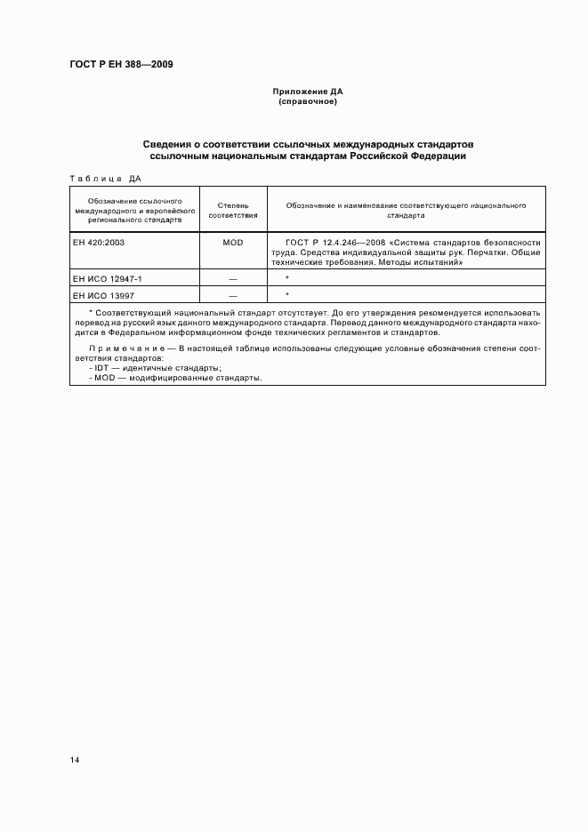 Страница 18 ГОСТ Р ЕН 388-2009