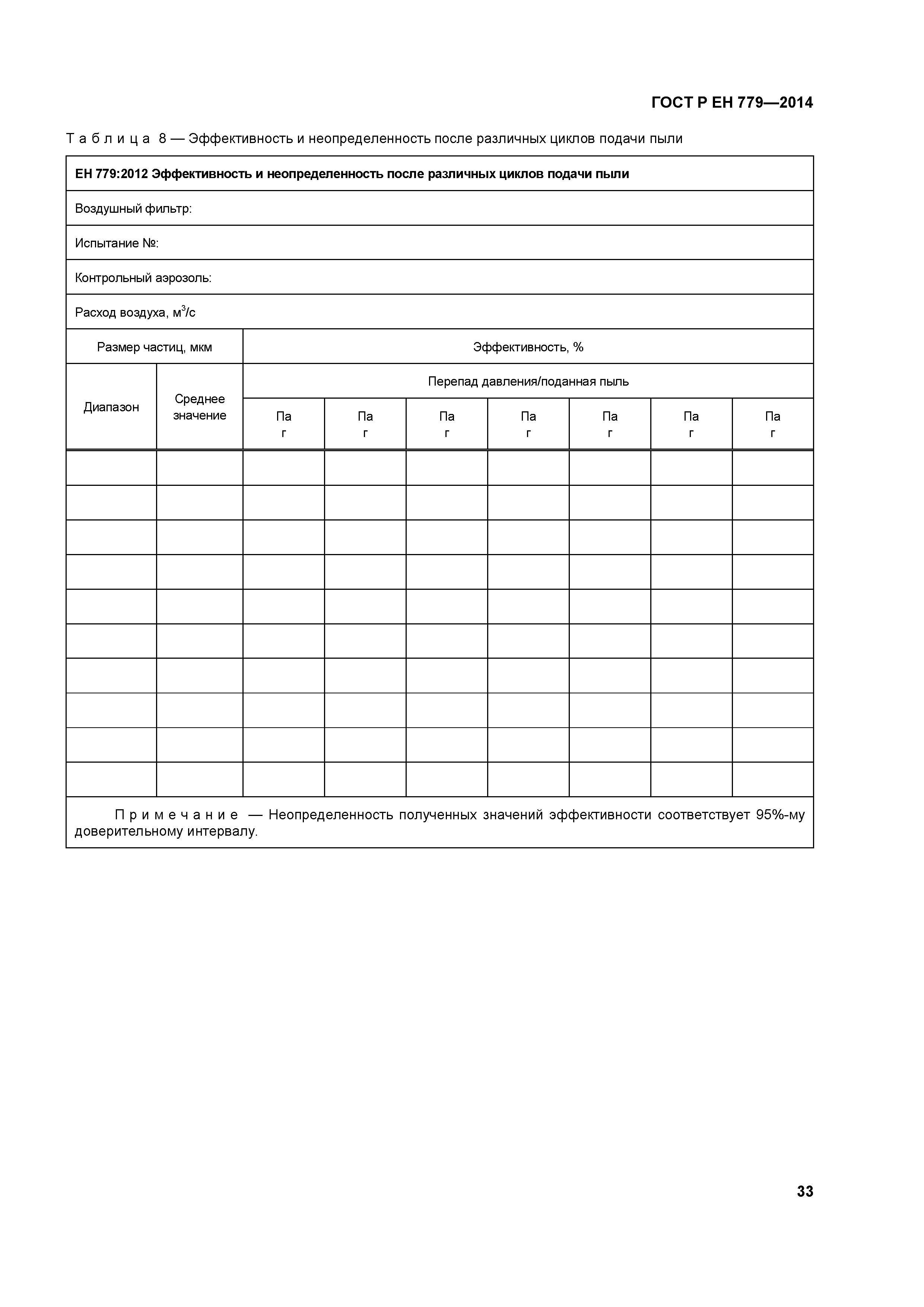 Страница 37 ГОСТ Р ЕН 779-2014