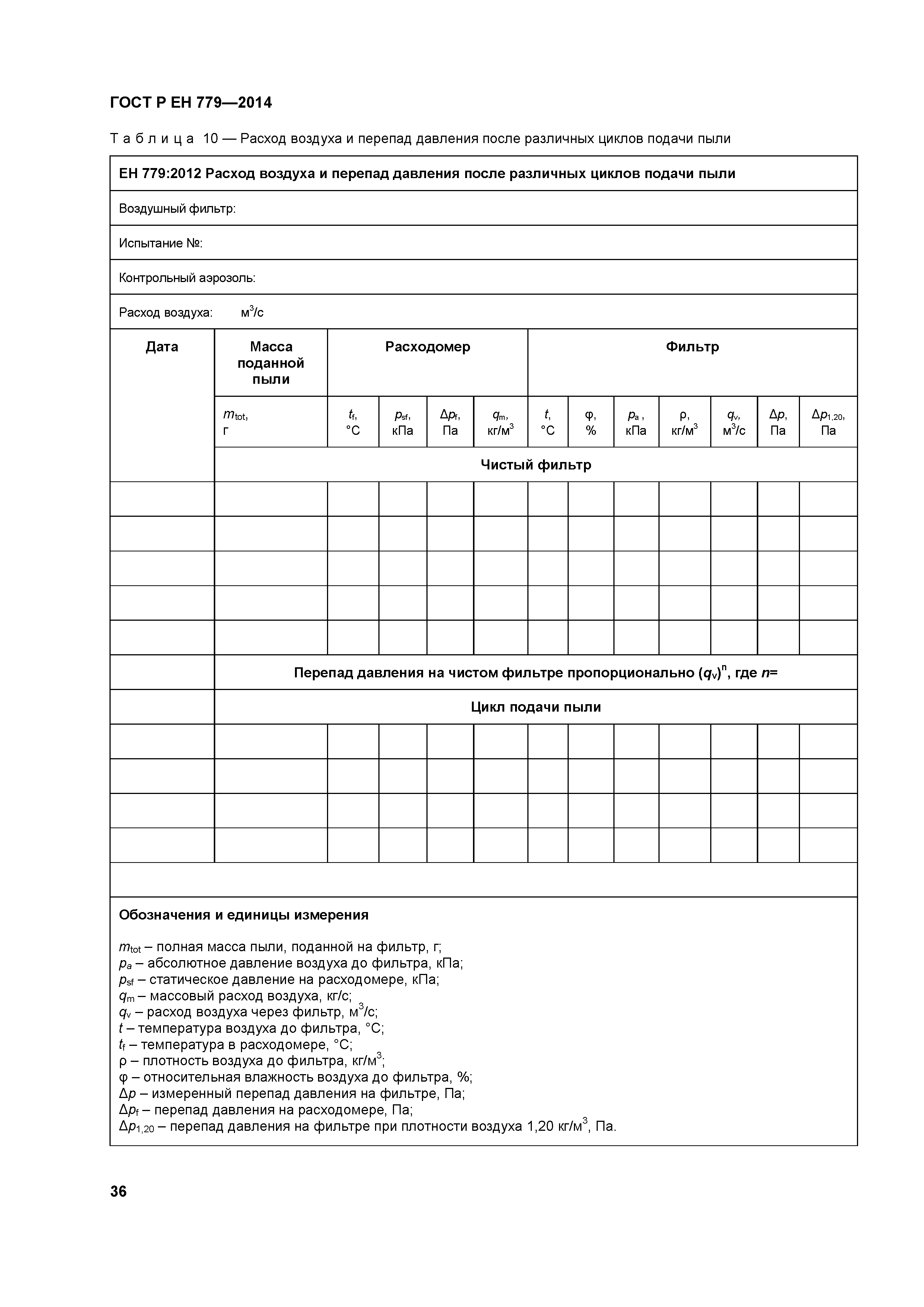 Страница 40 ГОСТ Р ЕН 779-2014