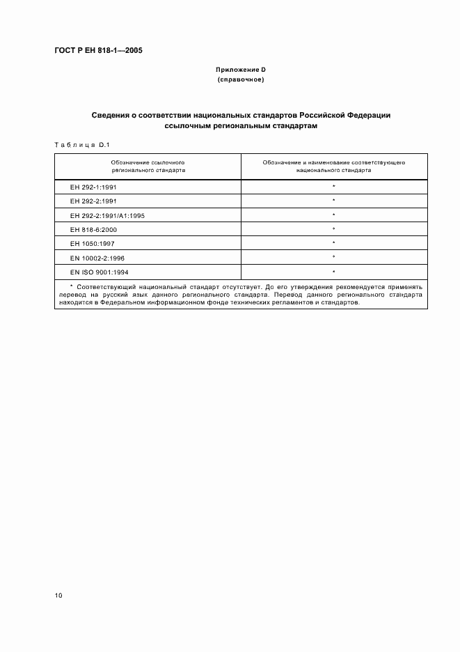 Страница 14 ГОСТ Р ЕН 818-1-2005