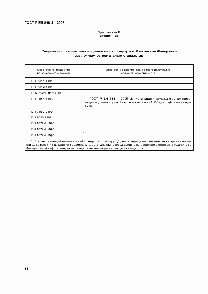 Страница 18 ГОСТ Р ЕН 818-4-2005