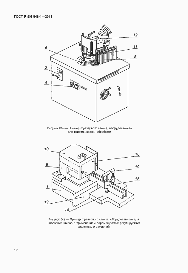 Страница 14 ГОСТ Р ЕН 848-1-2011