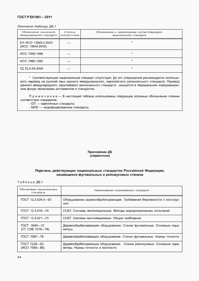 Страница 48 ГОСТ Р ЕН 861-2011