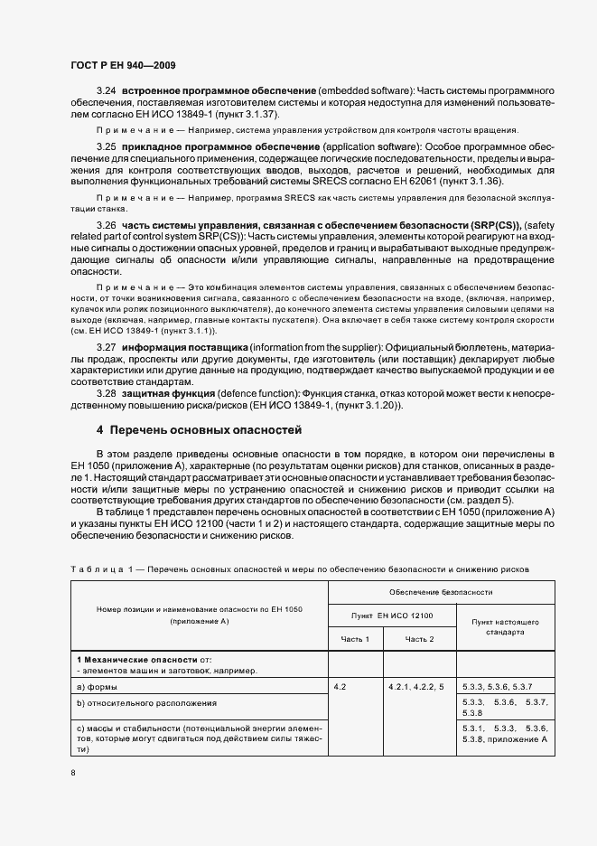 Страница 12 ГОСТ Р ЕН 940-2009