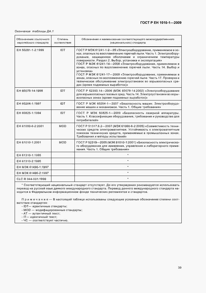Страница 43 ГОСТ Р ЕН 1010-1-2009