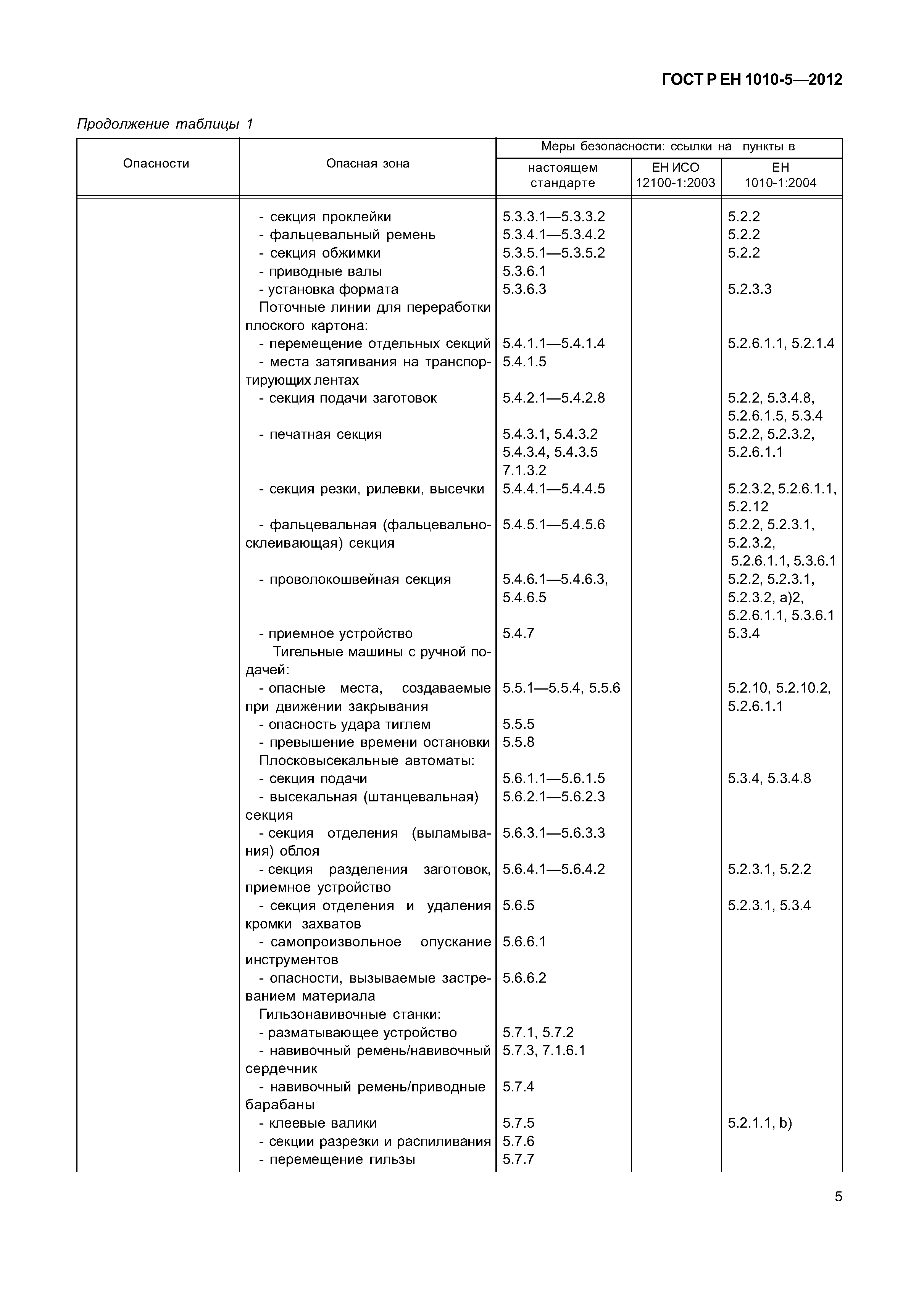 Страница 10 ГОСТ Р ЕН 1010-5-2012